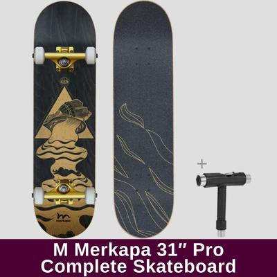 M Merkapa 31″ Pro Complete Skateboard