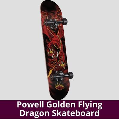 Powell Golden Dragon Flying Dragon Complete Skateboard